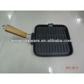 Cast Iron Grill Pan with Foldable Handle